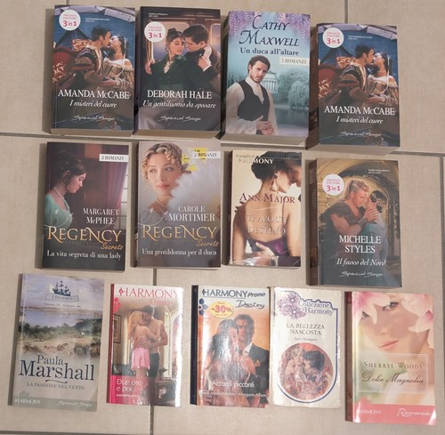 Lotto libri romanzi harmony - libri,