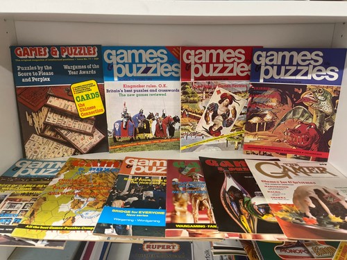 Vintage games puzzles - games, &
