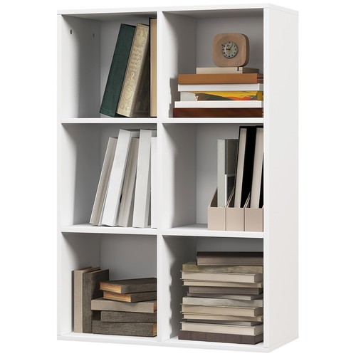 Homcom libreria moderna 6 - homcom,